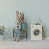 Maileg Bucket and Mop - Light Blue