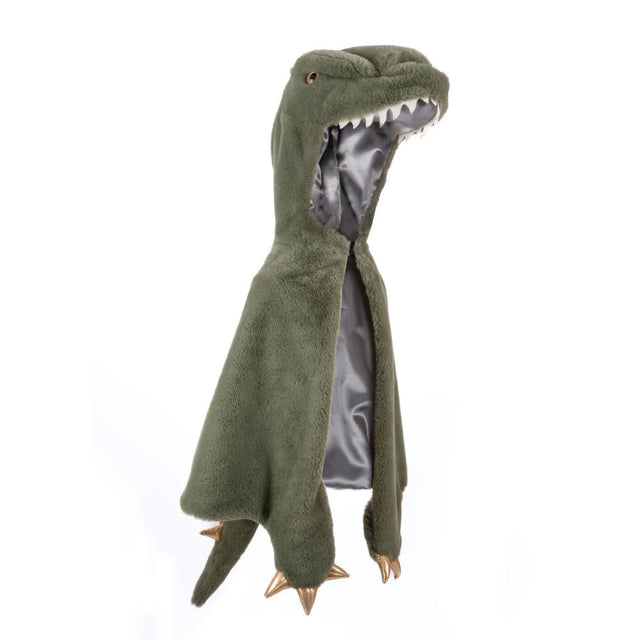 T-Rex Cuddle Cape, Green Size 2T