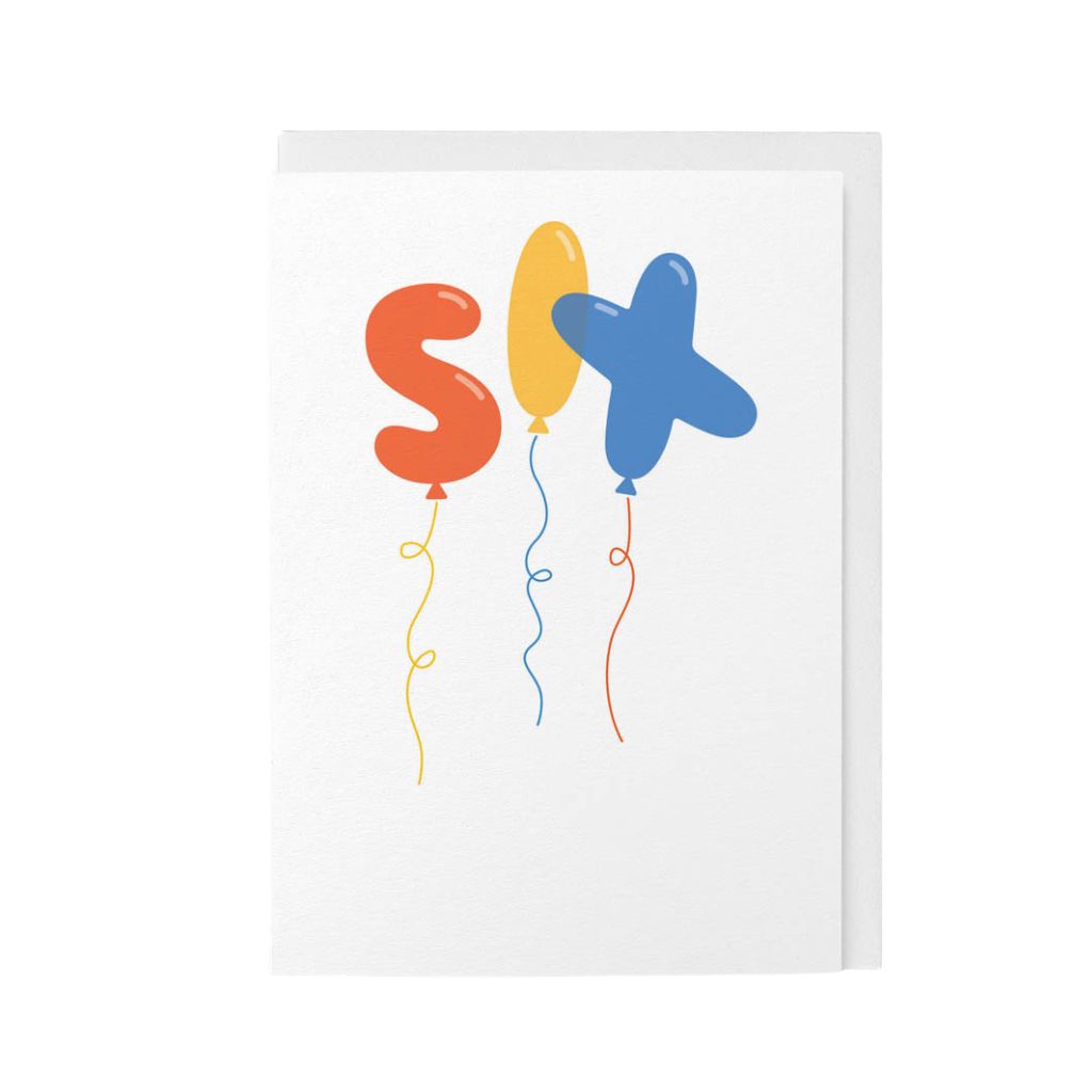 6th Birthday Card
