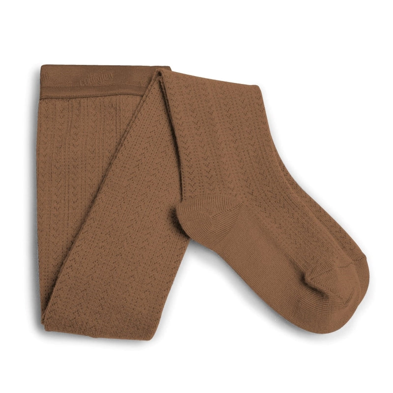 Collegien Angélique Pointelle Merino Wool Tights