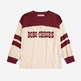 Bobo Choses Pop t-shirt in cream organic cotton jersey, crew neck, short sleeves