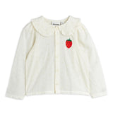 Mini Rodini Strawberry emb Schiffli Blouse