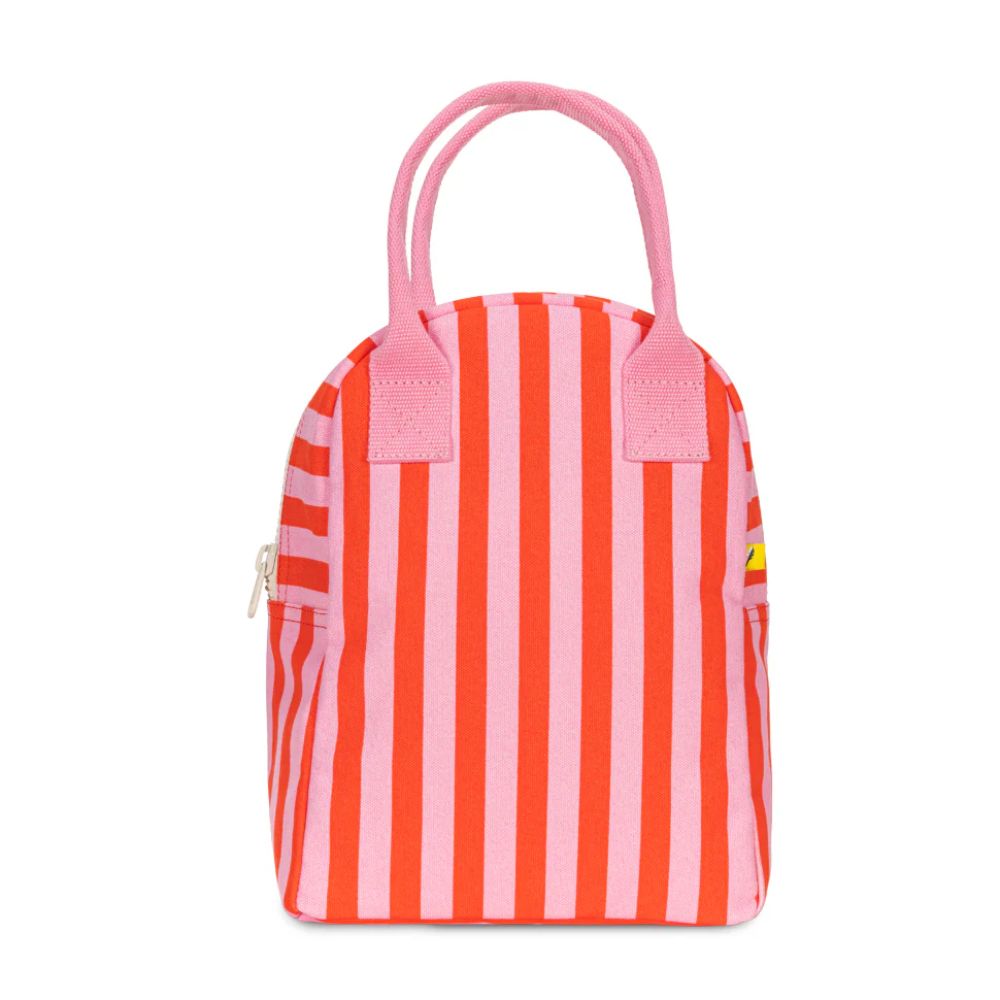 Fluf Zipper Lunch - Awning Stripe Pink