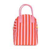 Fluf Zipper Lunch - Awning Stripe Pink