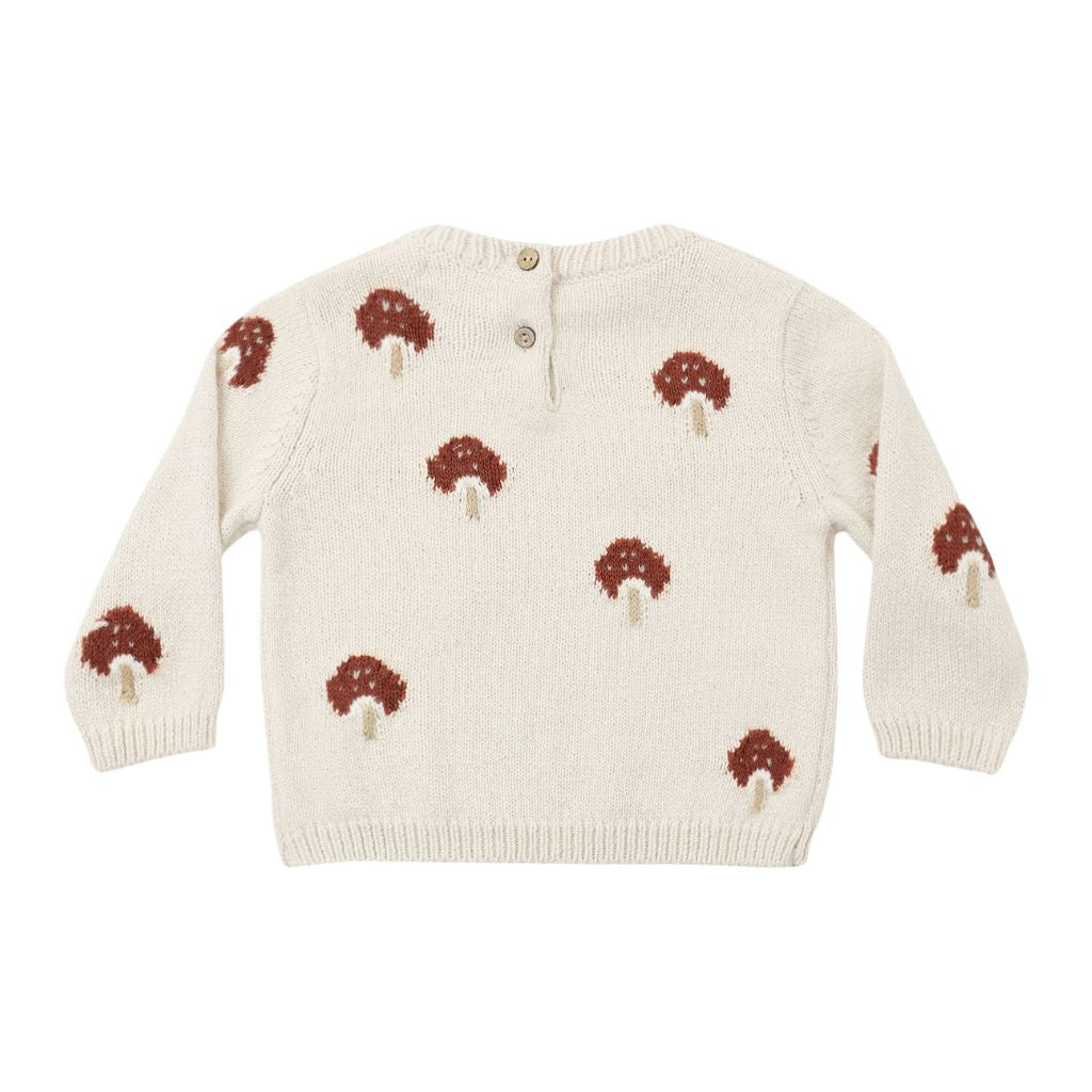 Quincy Mae Rex Sweater Mushroom