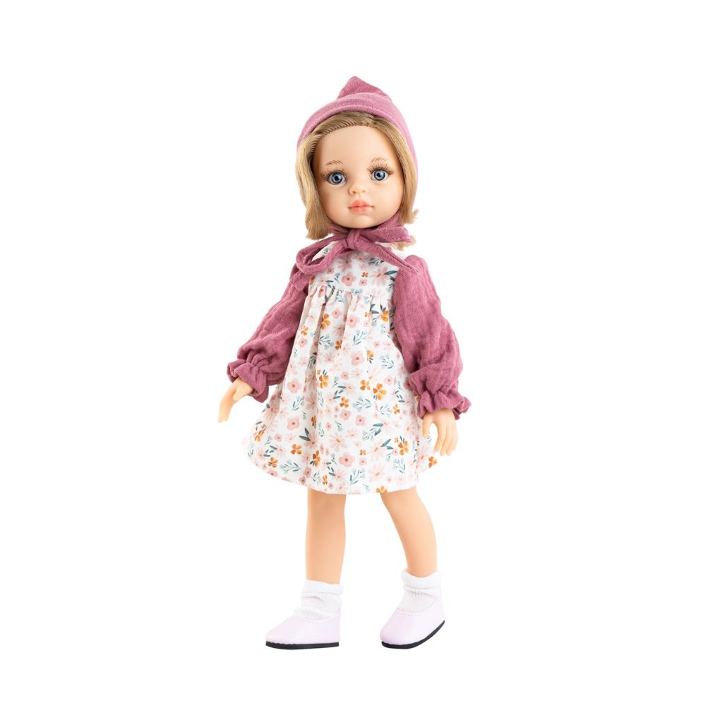 Paola Reina Las Amigas Doll - Clara with Floral Dress