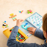 Plus Plus Puzzle by Number Activity Pad- Ocean
