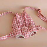 Tiny Harlow Doll Carrier - Pink Gingham