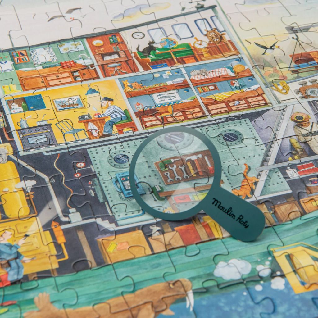 Moulin Roty L’Explorateur- Ship Puzzle, 200pcs