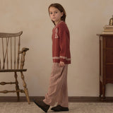 Rylee + Cru Palmer Pant Brick Check