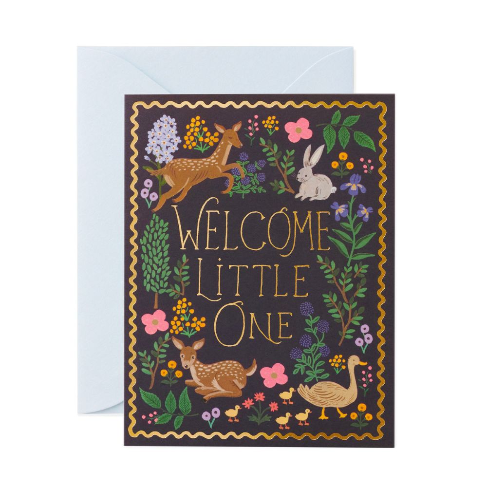 Woodland Welcome Card