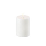 Uyuni LED Pillar Candle - Nordic White 8x10cm