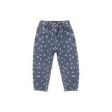 Rylee + Cru Barrel Pant Heart Ditsy I