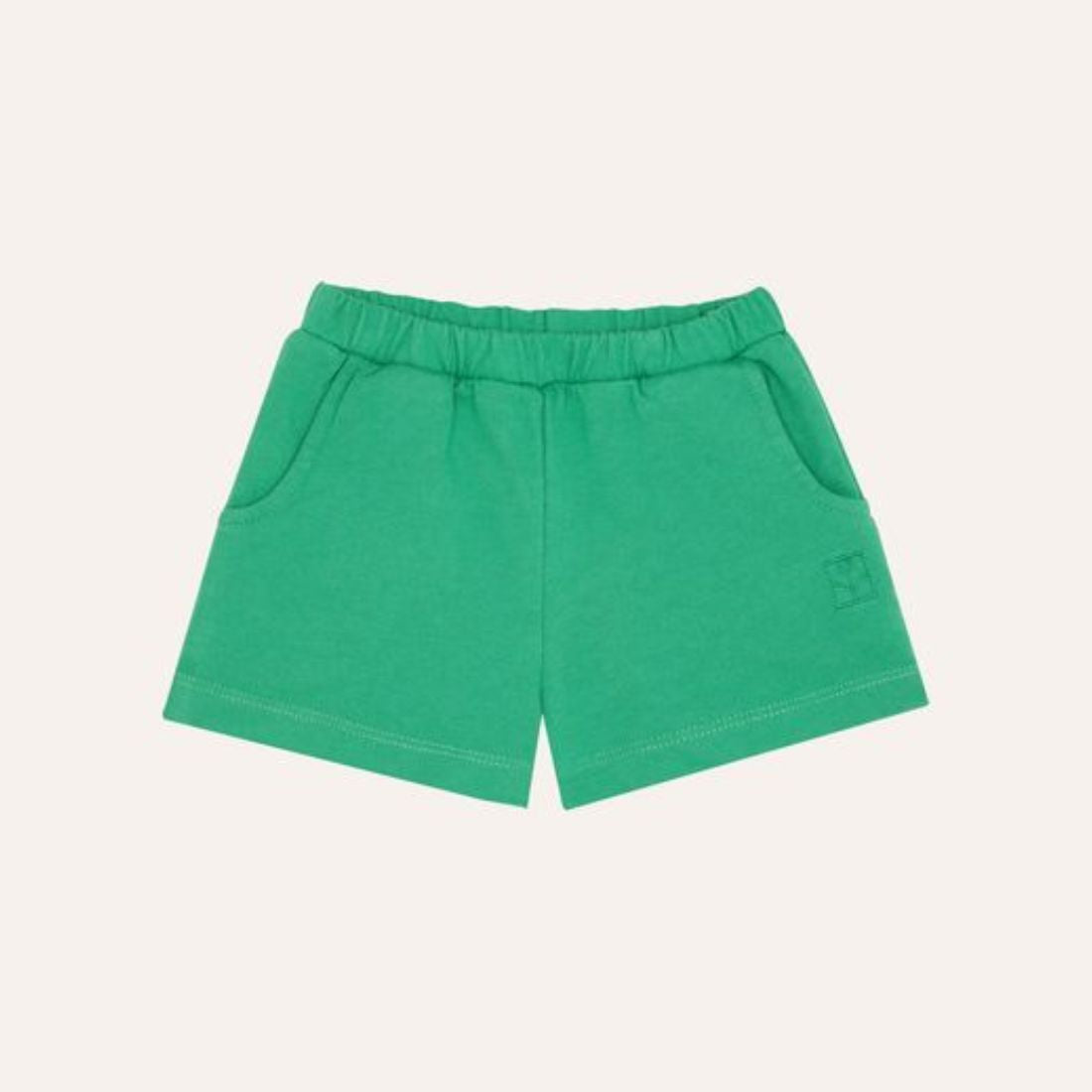 The Campamento Green Washed Baby Shorts