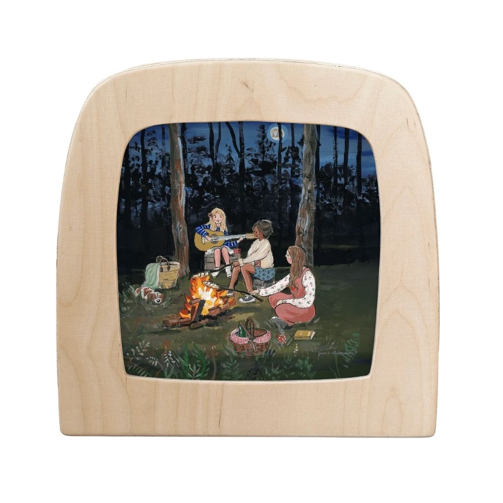 Silhouette Only - Gwen's Illustrations - Campfire Nights Silhouette for Toverlux Lamp