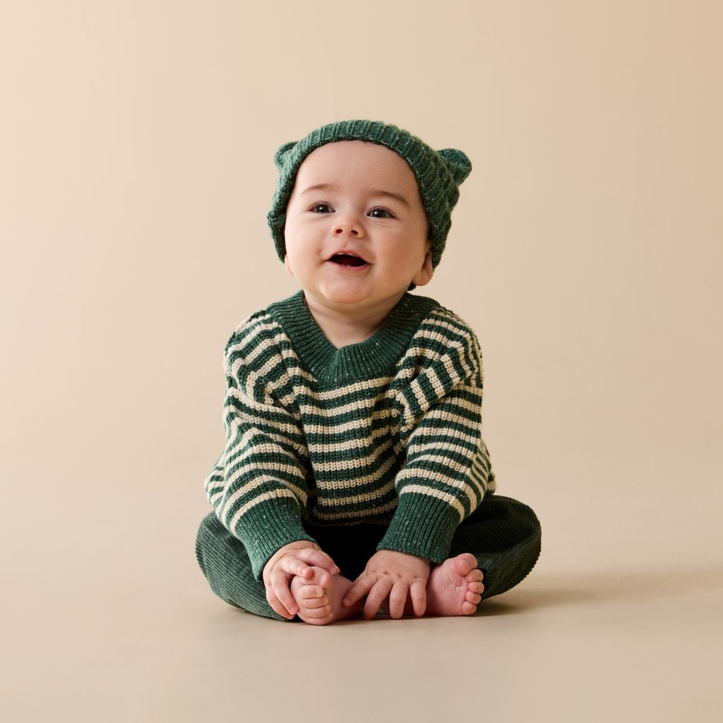 Wilson & Frenchy Clover Organic Knitted Stripe Jumper