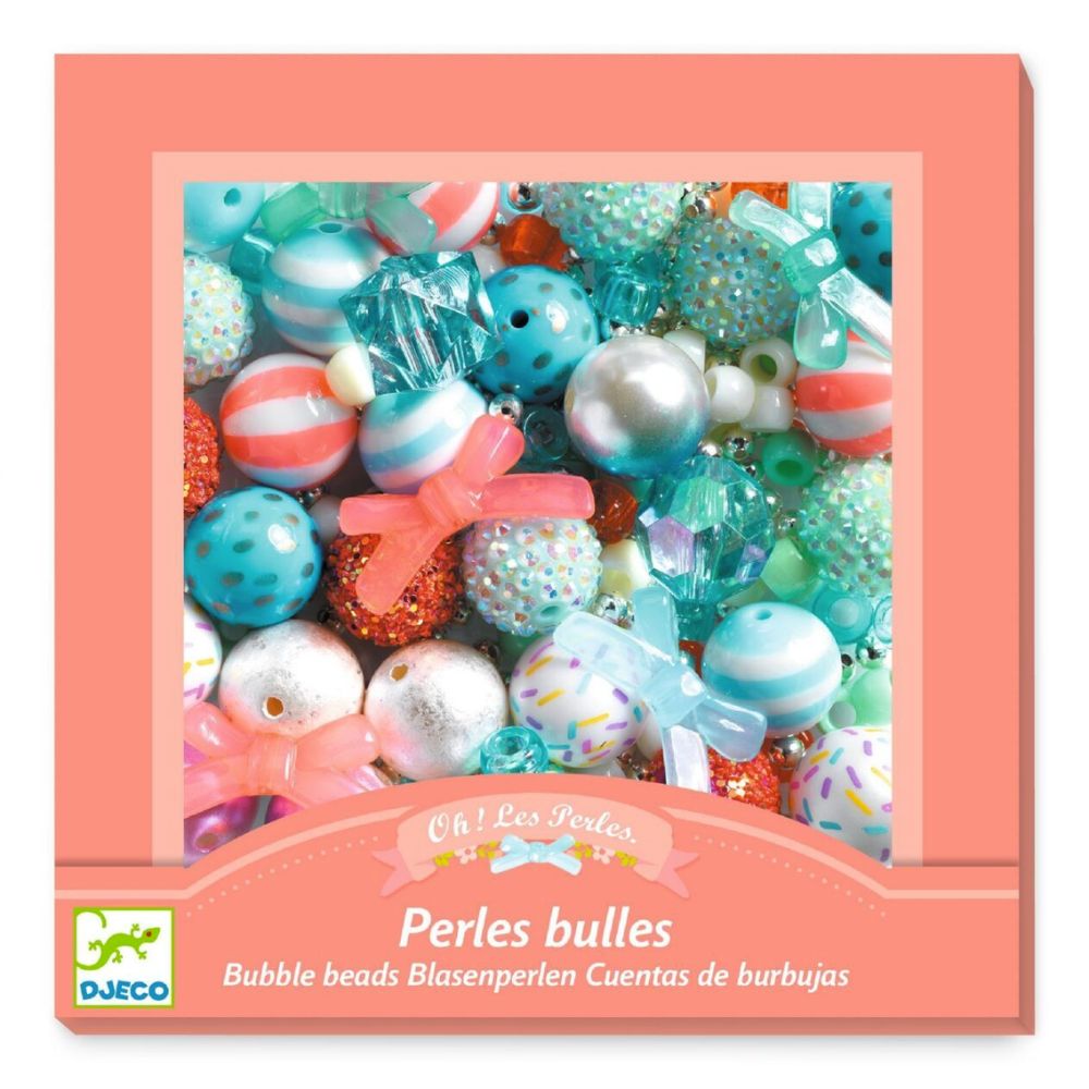 Djeco Bubble Beads Silver