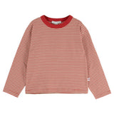 Emile & Ida Fire Stripe Tee Shirt Fire Stripe