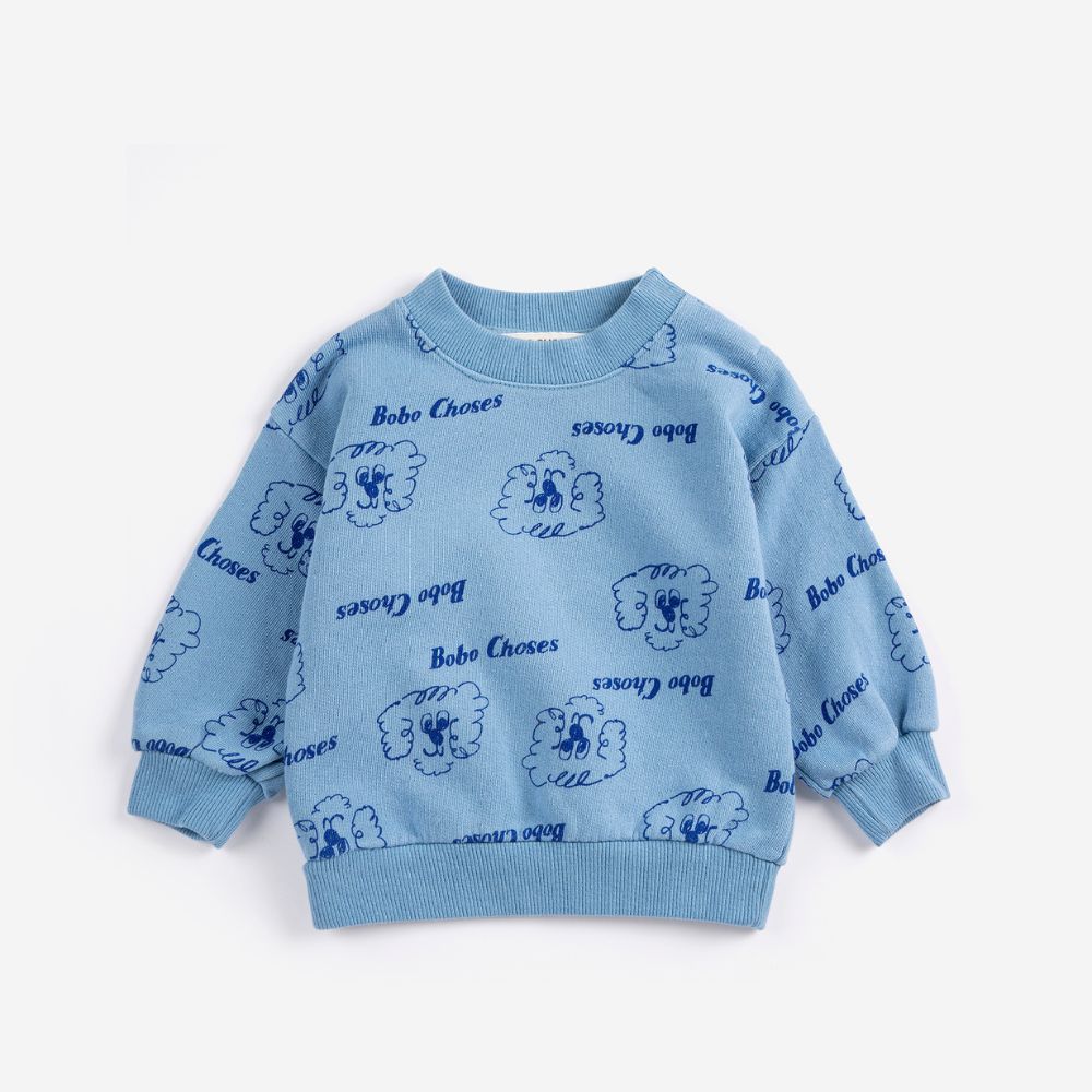 Bobo Choses Baby Pickles The Dog all over sweatshirt