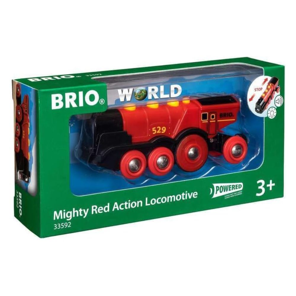 Brio Mighty Red Action Locomotive