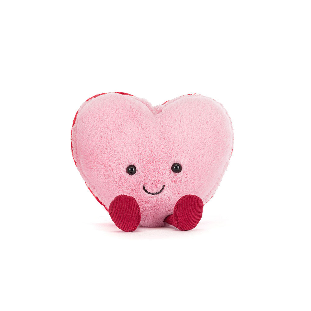 Amuseables Colette Heart Macaron (Pink)