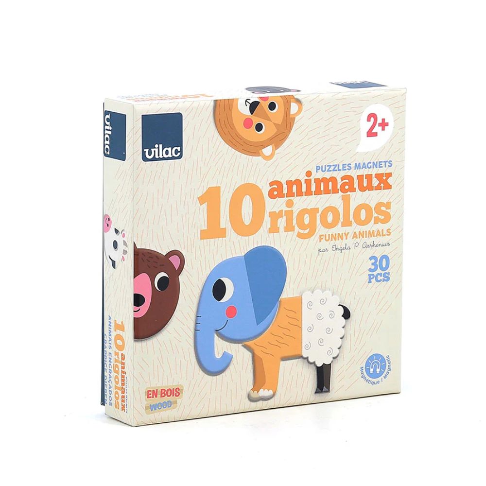 Vilac Mix and Match Animal Magnets by Ingela P Arrhenius