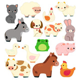 Djeco Stickers Farm Animals