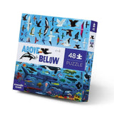 Crocodile Creek Above & Below 48 Piece Puzzle - Sea and Sky