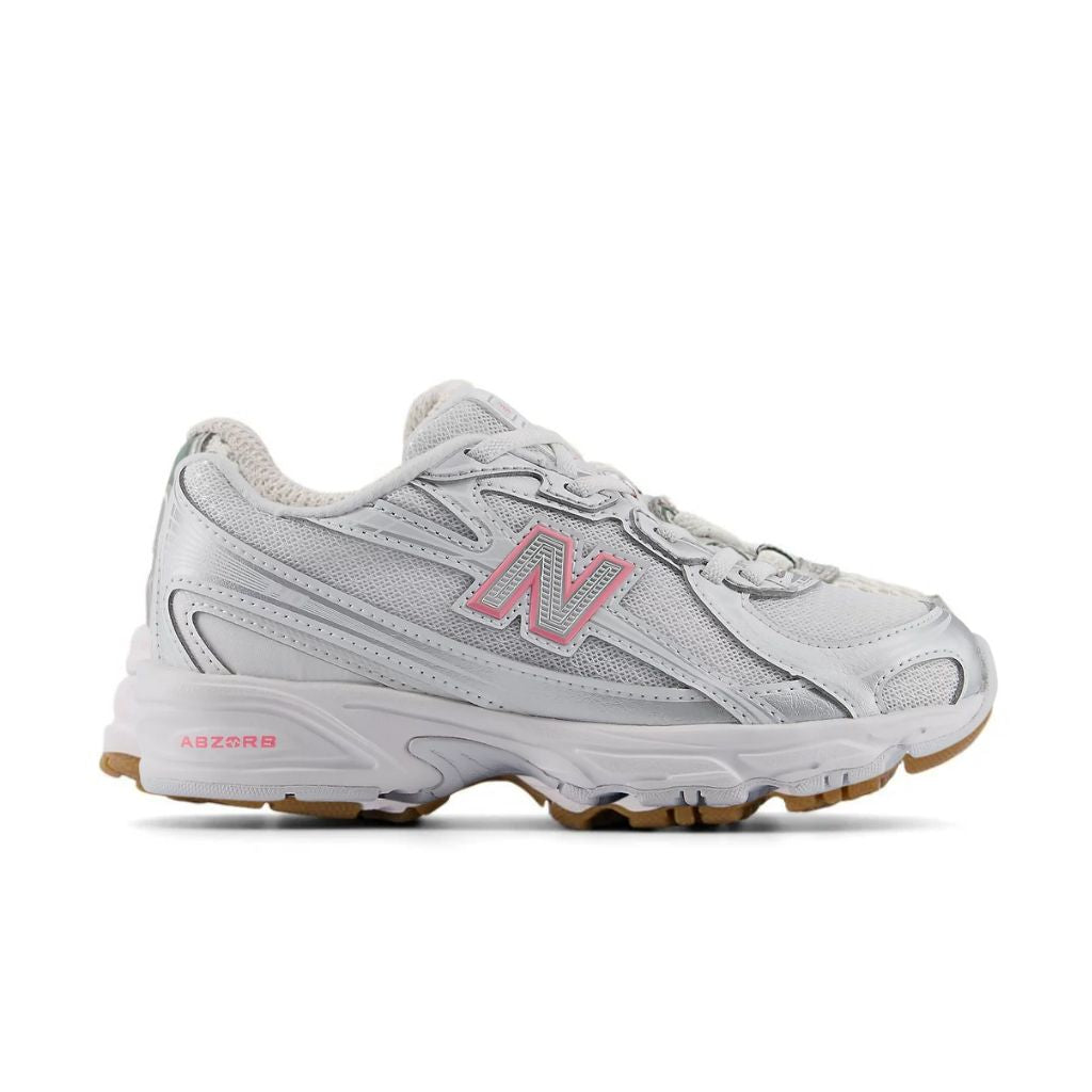 New Balance 740 Toddler Bungee Lace Silver Metalic