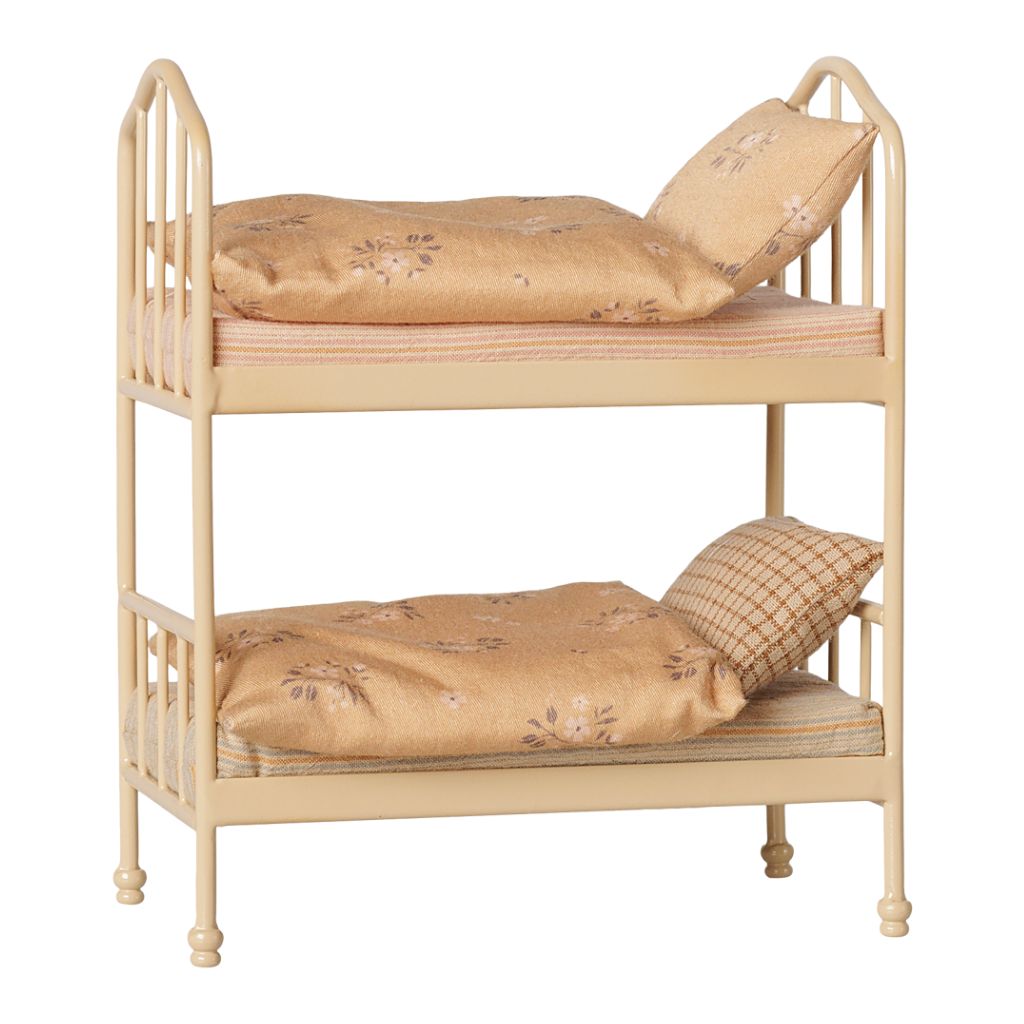 Maileg Bunk bed, Mouse - Wheat