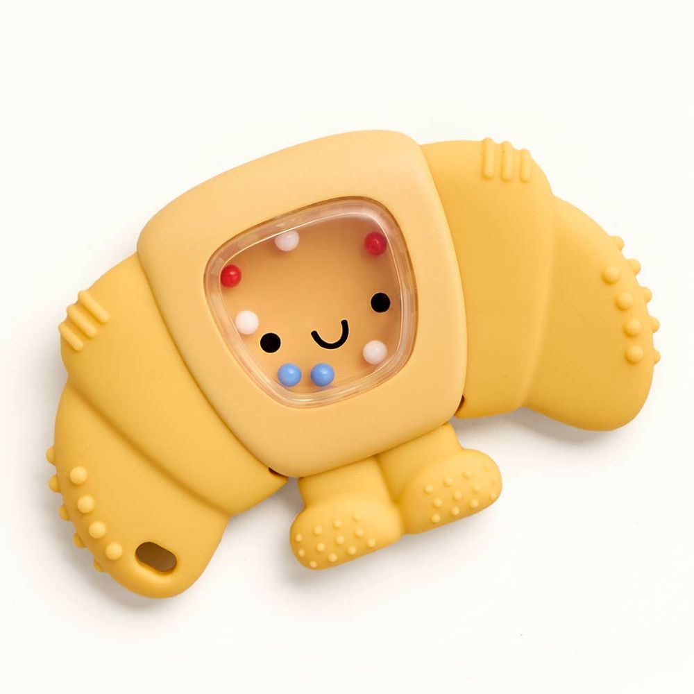 Sweetie Shake Plus™ - Teething + Rattle Toy- Croissant
