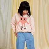 Mini Rodini Heart in shoes chenille sweatshirt