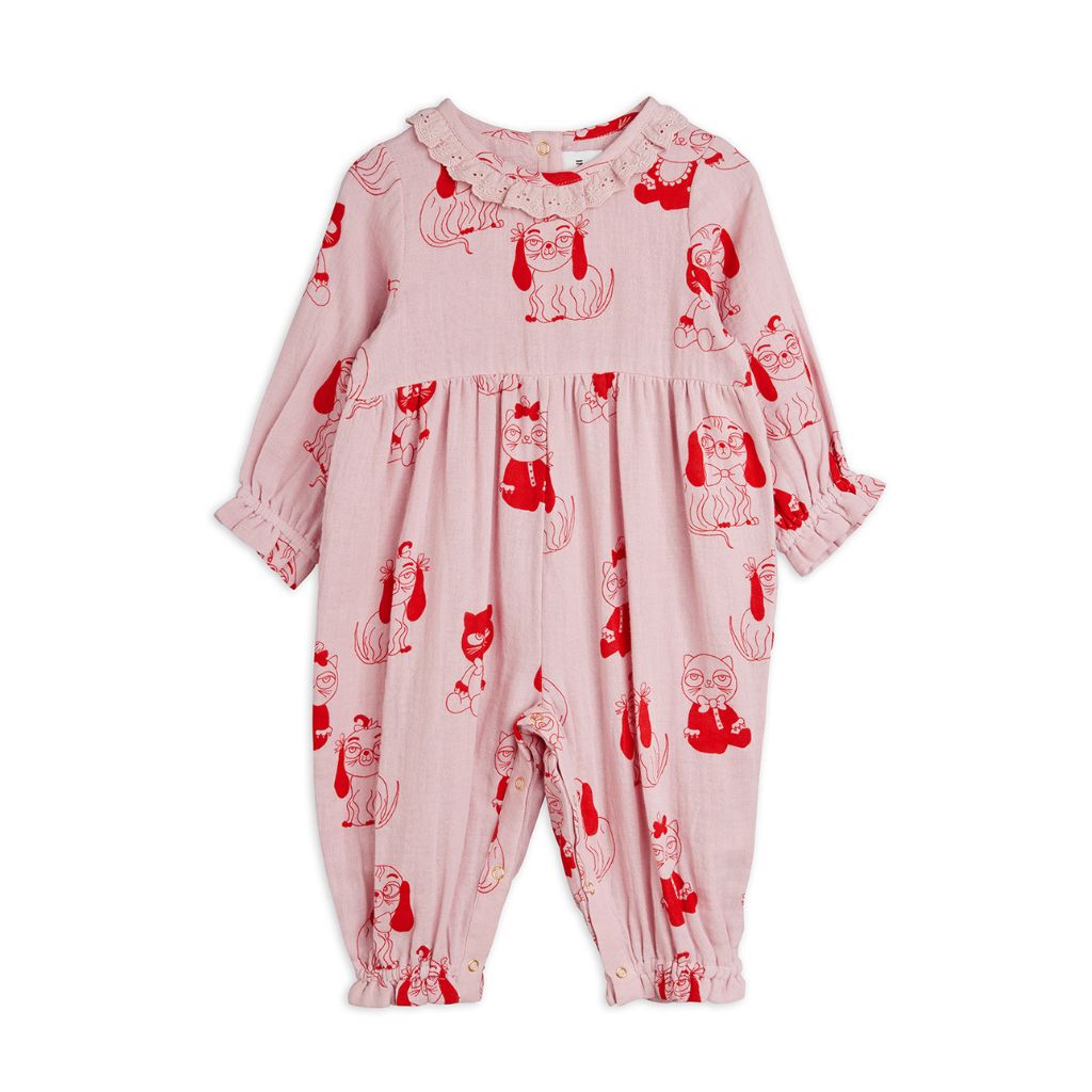 Mini Rodini Minibabies Aop Woven Jumpsuit