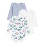 Petit Bateau LS Bodies 3pcs Paris Town