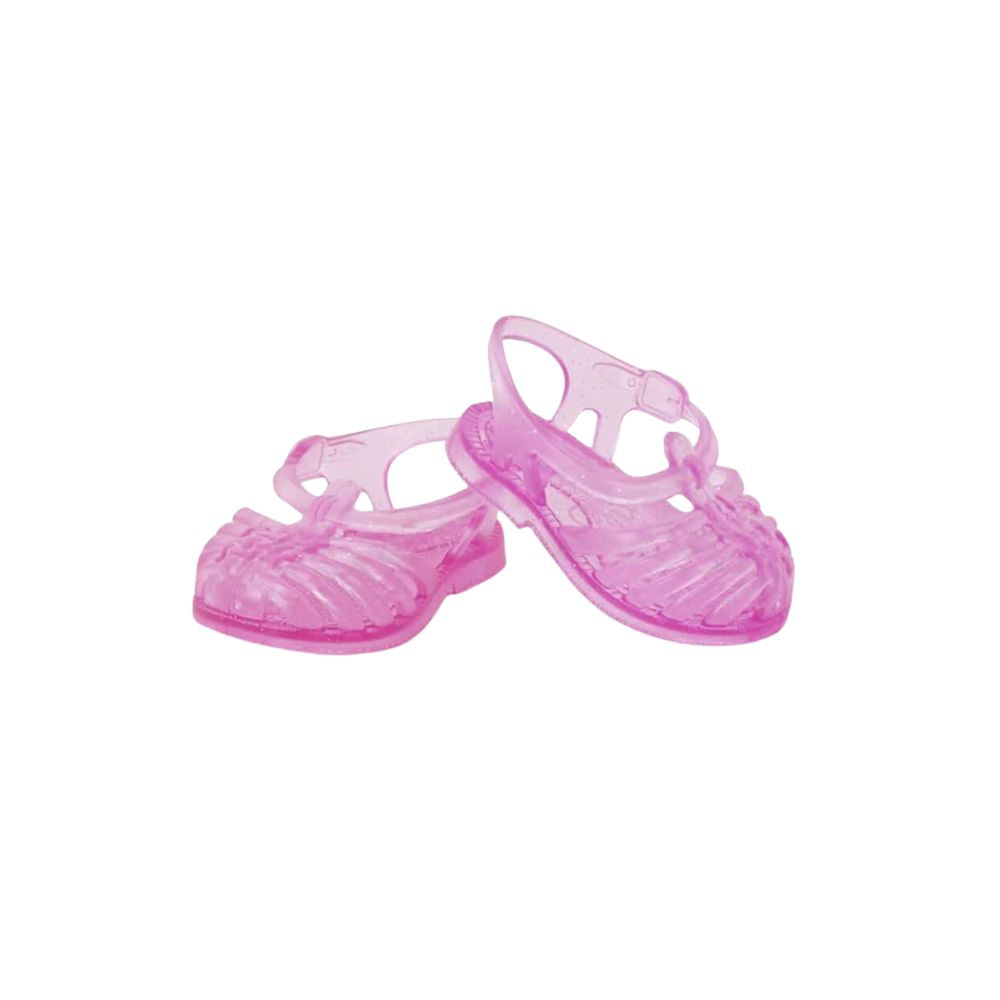 Minikane Clothing for Gordis Dolls 34cm- Sun Beach Sandals Pink Glitter