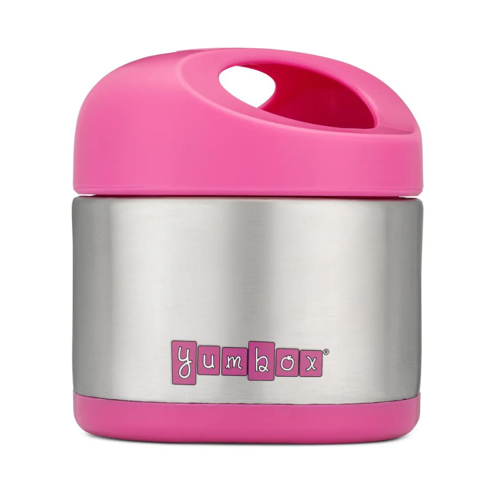 Yumbox Cubi Kids 10oz Thermal Food Jar For Hot and Cold Food - Berry Pink