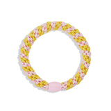 Kknekki Original Hair Tie Yellow Pink Stripe