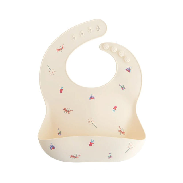 Mushie Silicone Baby Bib Circus