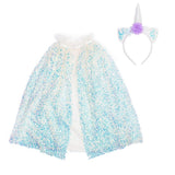 Unicorn Sparkle Cape and Headband Size 4-6