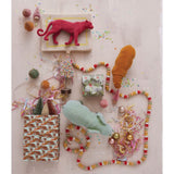 Flocked Resin Cheetah, 10-1/2"L x 2-1/4"W x 5-1/4"H