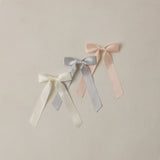Noralee Satin Ribbon Bows Pearl/Iv/Mist