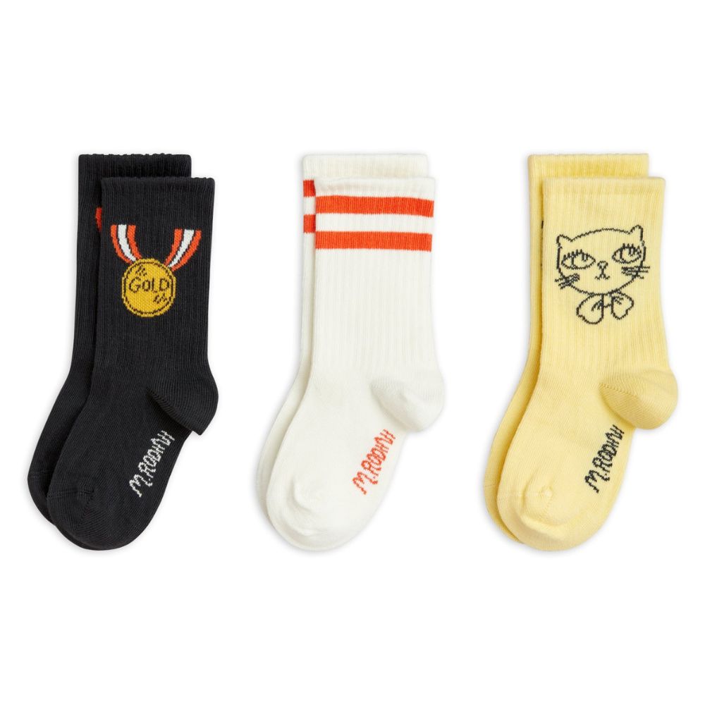 Mini Rodini Medal Socks 3-Pack