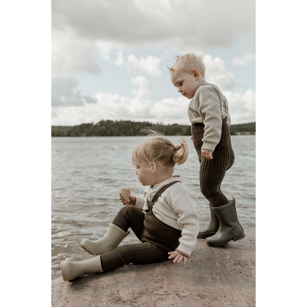 Silly Silas Hippy Footless Ribbed Tights | Silly Silas | Kol Kid