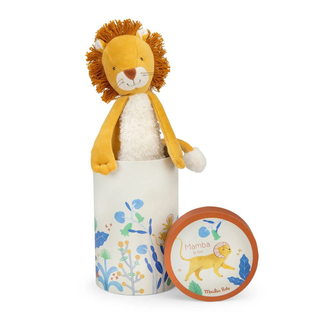 Moulin Roty La Foret Mawa- Mamba Lion Soft Toy in Box