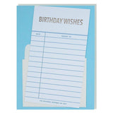 Library Birthday Card