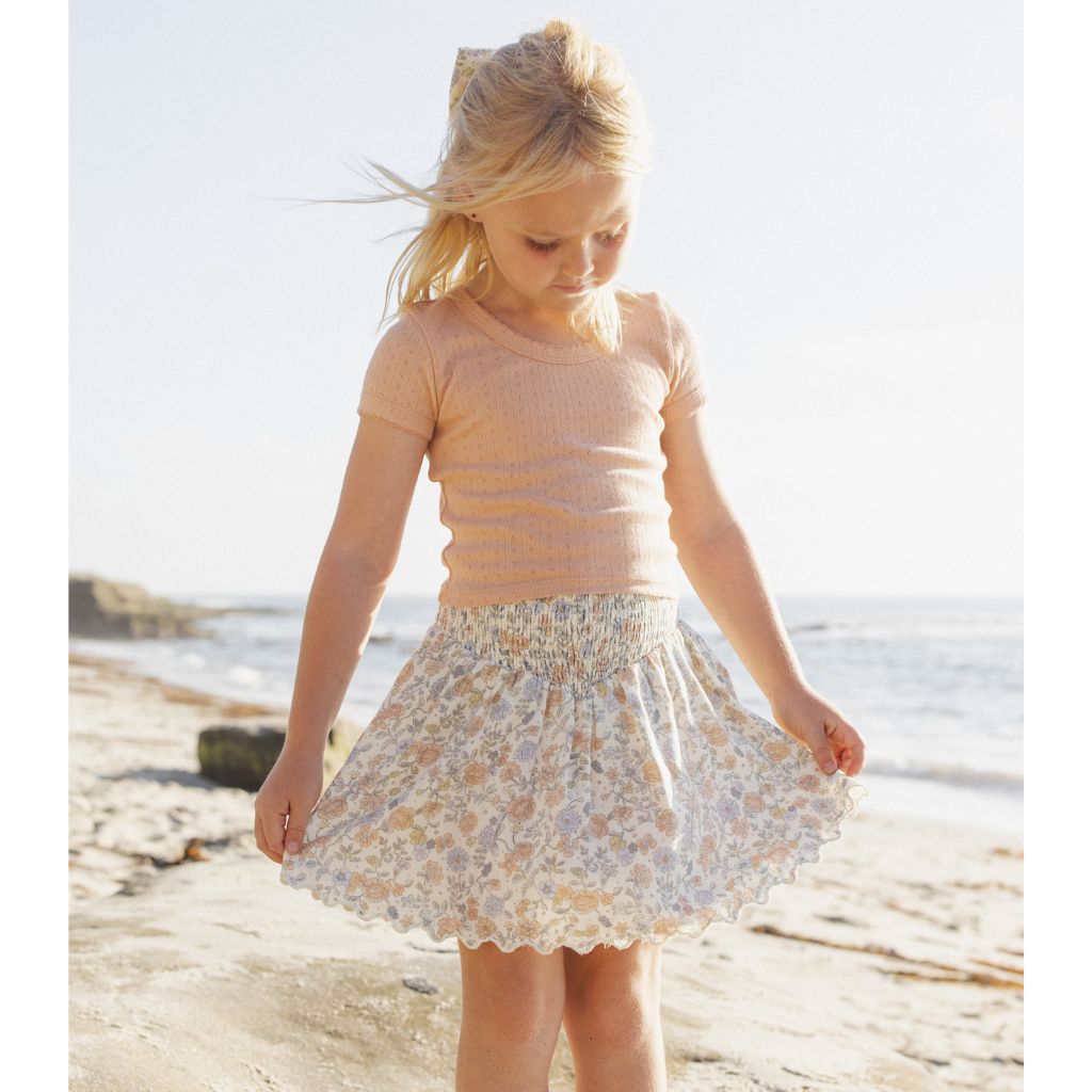 Rylee + Cru Pointelle Tee M
