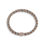 Kknekki Slim Hair Tie Mix Copper Grey Glitter