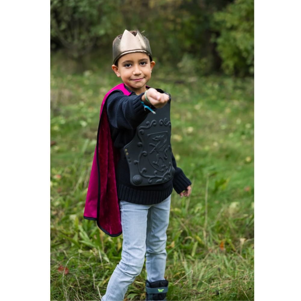 Legendary Knight Cape, Chest Plate, & Crown, 3pcs, Size 4-6