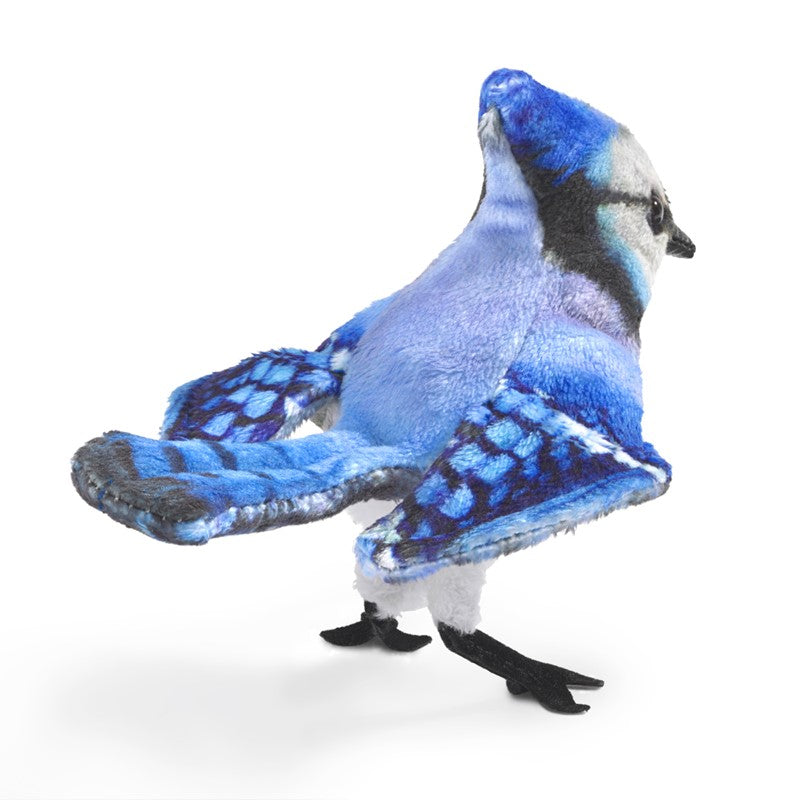 Finger Puppet - Mini Blue Jay