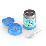 Thermos Stainless Steel Vaccum Insulated 10oz Food Jar with Spoon - Bluey
